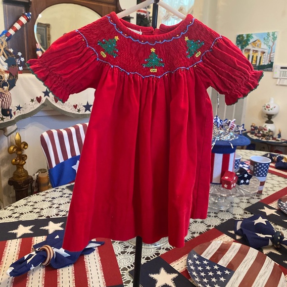 Le Za Me Smocked Infant girls Dress size 12 months - Picture 12 of 16